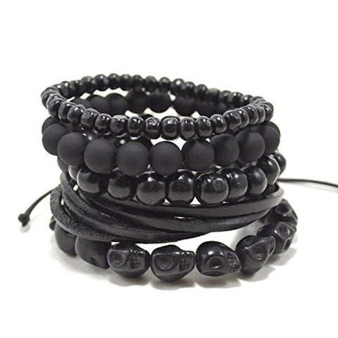 Image of 5 Pack Black Out Bracelet Set