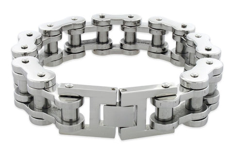 Image of Bracelets - Thick Motorcycle Chain Bracelet