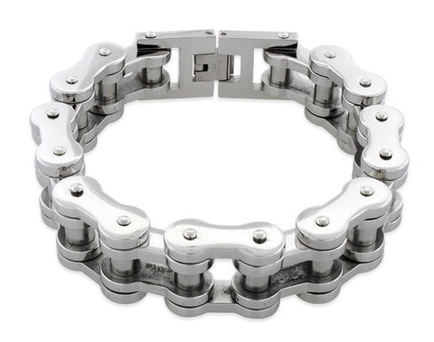 Image of Bracelets - Thick Motorcycle Chain Bracelet