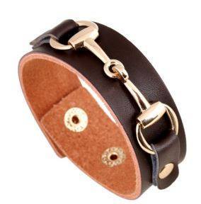 Bracelets - Wide Hologram Leather Bracelets