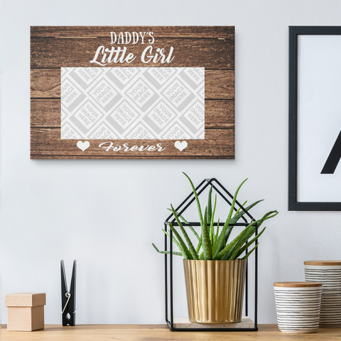 Image of Daddy's Little Girl Personalized Wall Art