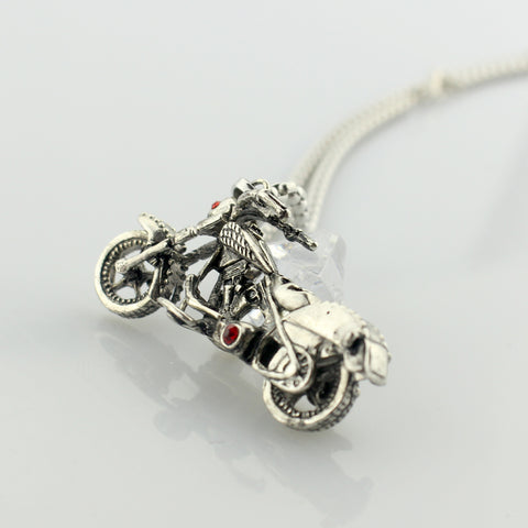 Image of Ghost Rider Vintage Motorcycle SS Necklace Set