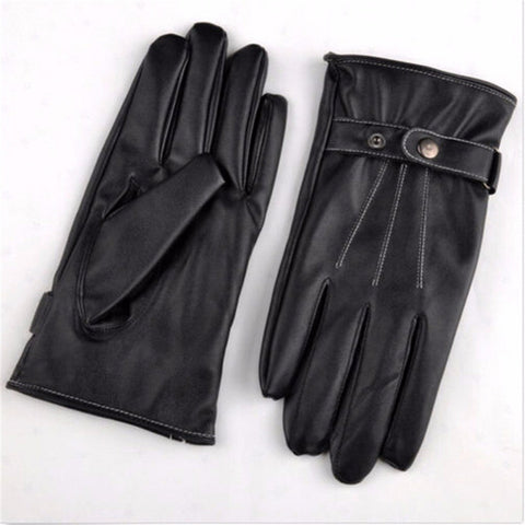 Image of Gloves - Full Finger Leather Motorcycle Gloves