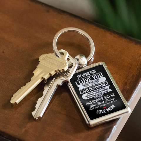 Image of My Dear Son Keychain