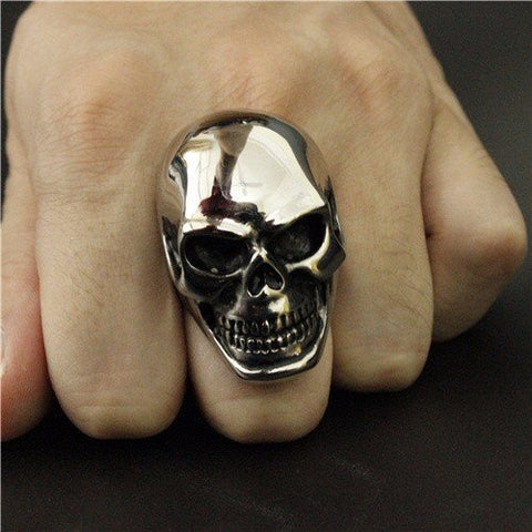 Image of Rings - Big Skull Head Ring