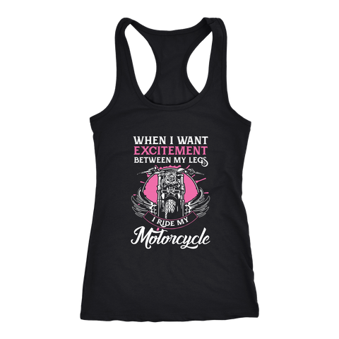 Image of Excitement Between My Legs Racerback Tank