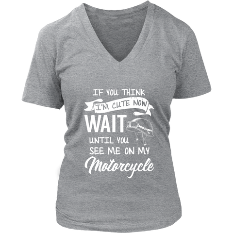Image of See Me On My Motorcycle V-Neck