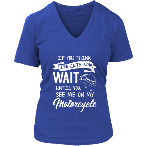 Image of See Me On My Motorcycle V-Neck