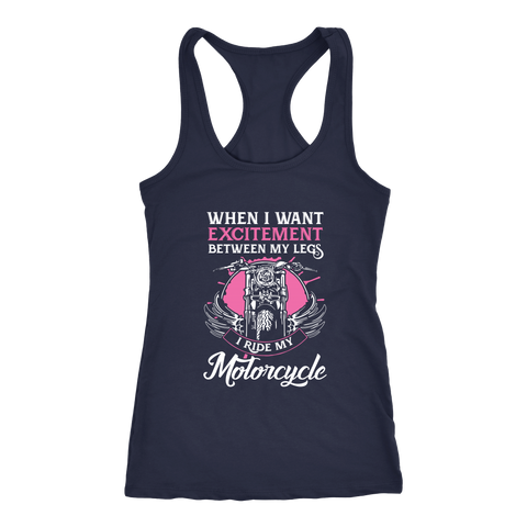 Image of Excitement Between My Legs Racerback Tank