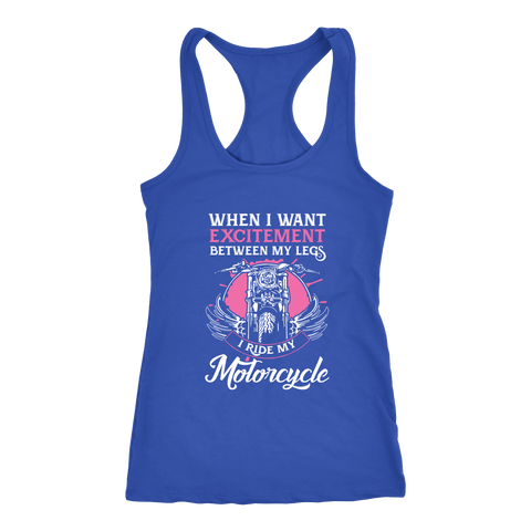 Image of Excitement Between My Legs Racerback Tank