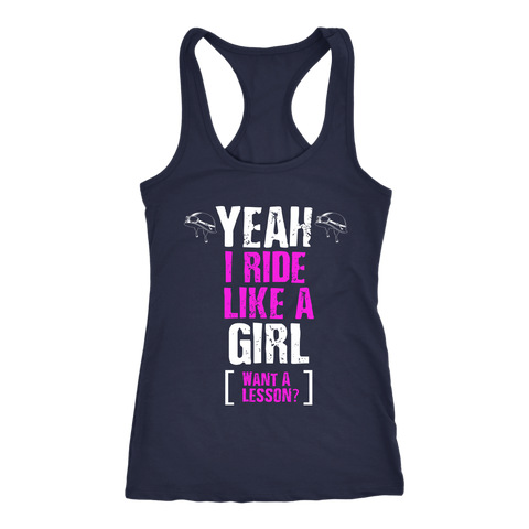 Image of Women's Want A Lesson Racerback Tank