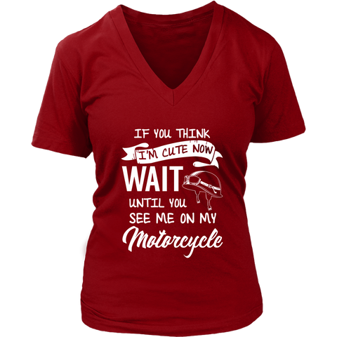 Image of See Me On My Motorcycle V-Neck