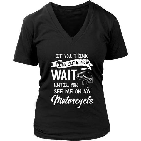 Image of See Me On My Motorcycle V-Neck
