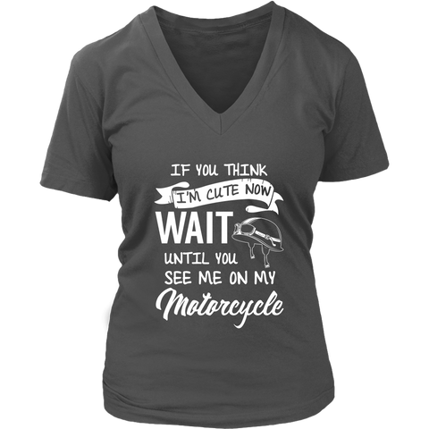 Image of See Me On My Motorcycle V-Neck
