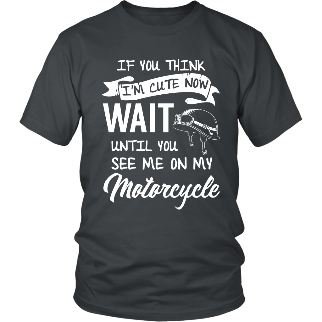 See Me On My Motorcycle Shirt