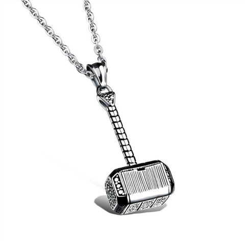 Image of Thor's Hammer Pendant and Necklace Set