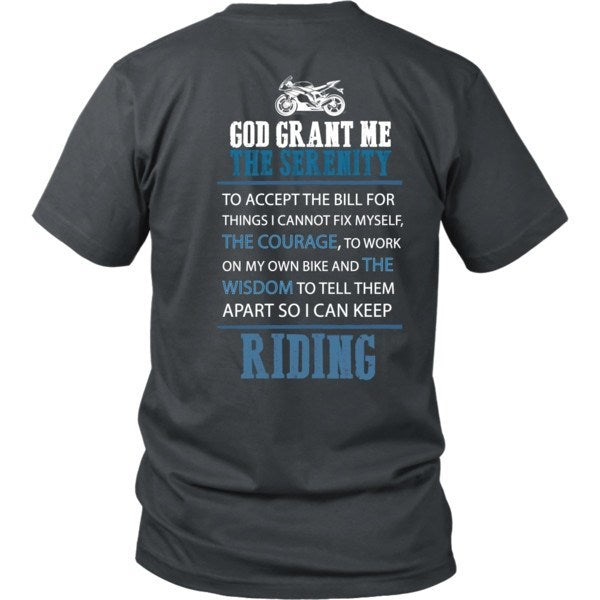 T-Shirt - Biker's Serenity Prayer