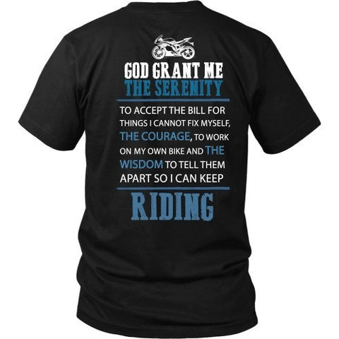 Image of T-Shirt - Biker's Serenity Prayer