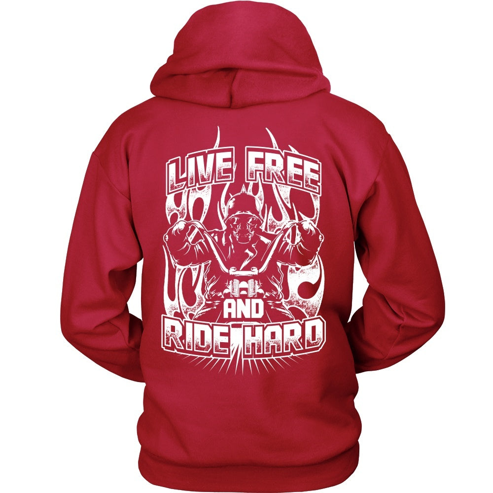 T-shirt - LIVE FREE AND RIDE HARD