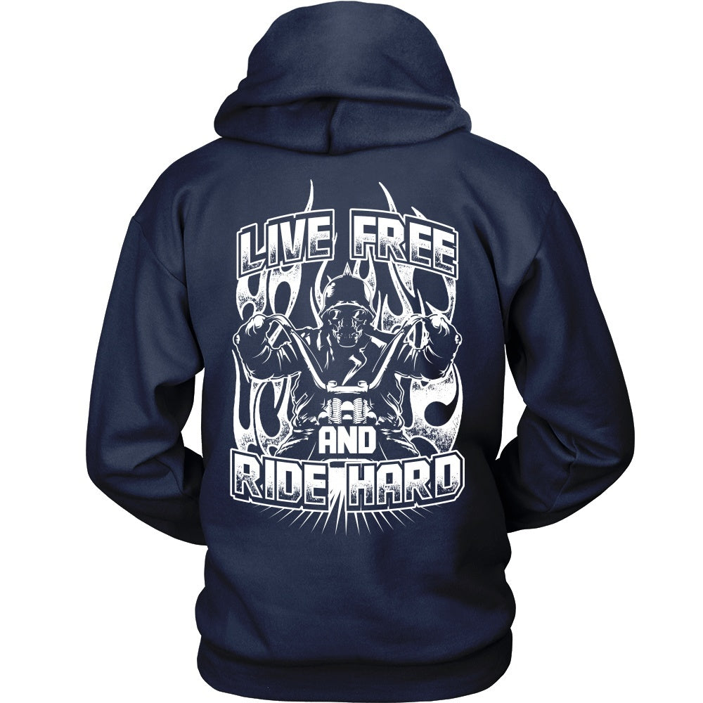 T-shirt - LIVE FREE AND RIDE HARD