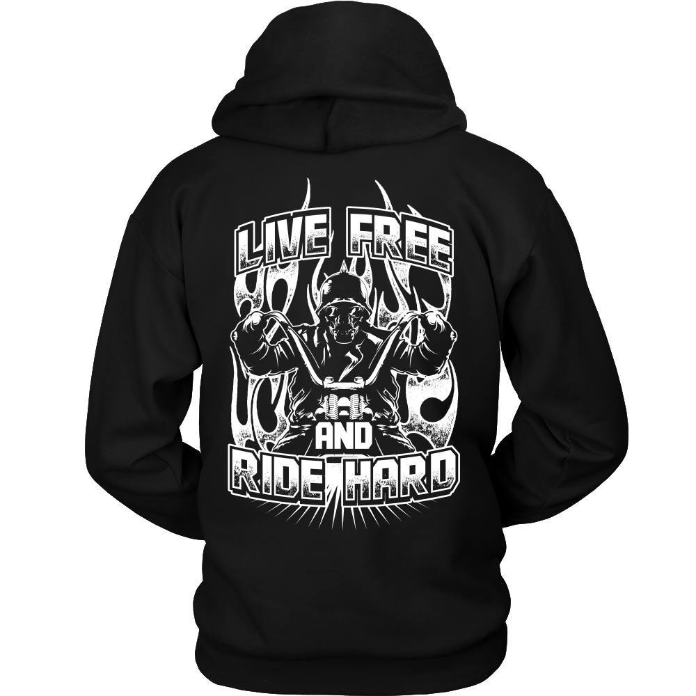 T-shirt - LIVE FREE AND RIDE HARD