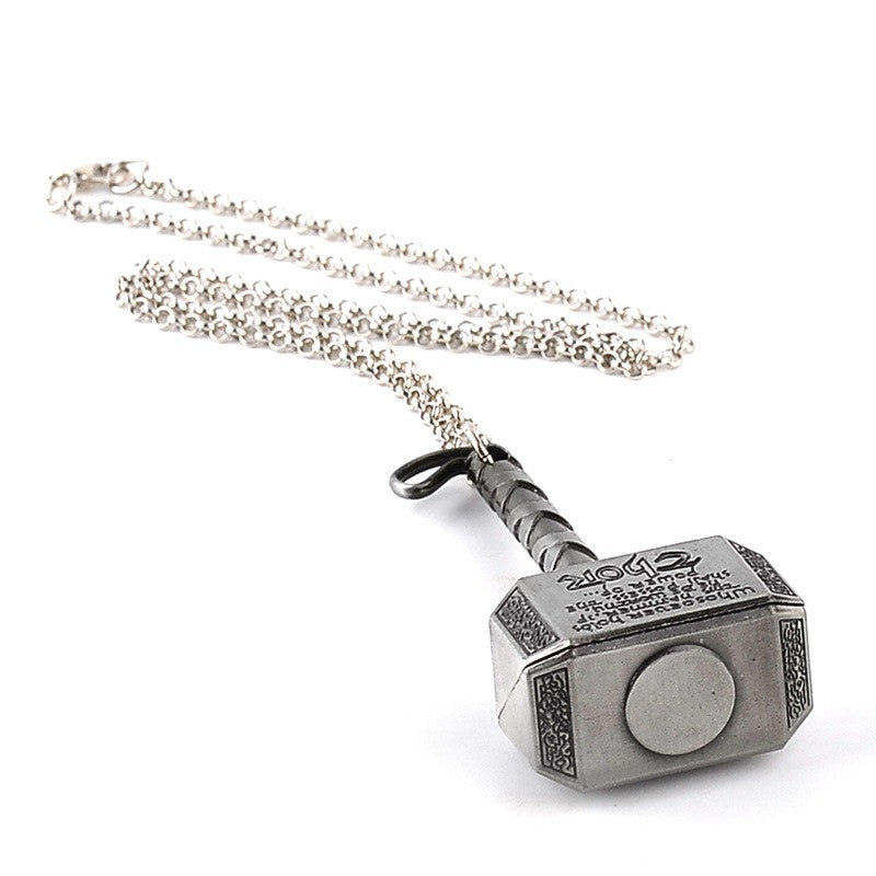 Thor's Hammer Pendant and Necklace Set