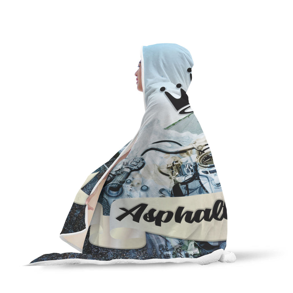 Asphalt Angel Hooded Blanket