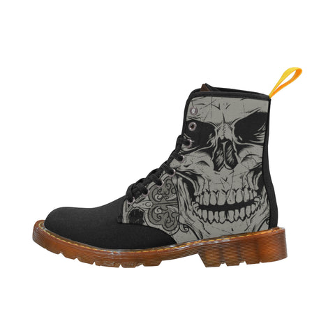 Image of Skull Graveyard Canvas Boots