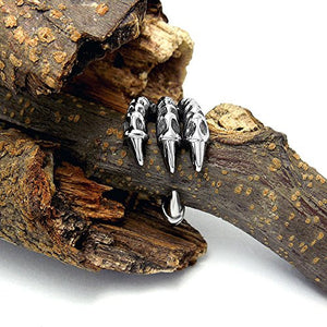 Stainless Steel Dragon Claw Ring