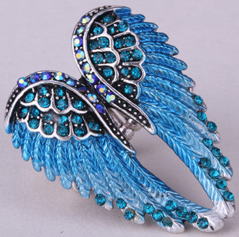 Image of Angel Wings Adjustable Ring