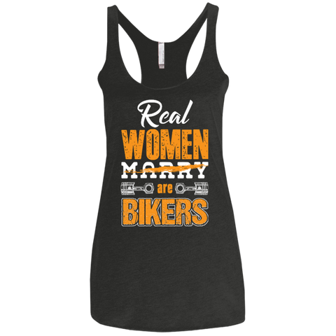 Image of Ladies' Real Women Are Bikers Racerback