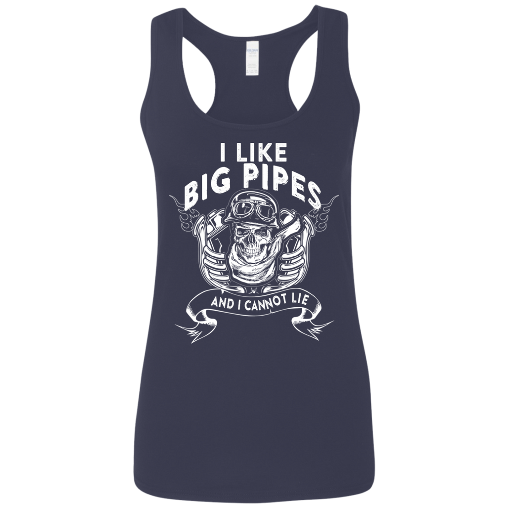 Ladies' I Like Big Pipes Softstyle Racerback Tank