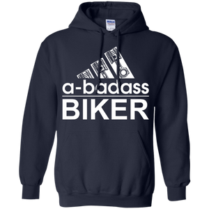 Badass Biker Pullover Hoodie