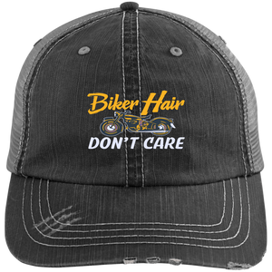Biker Hair Don't Care Women's Trucker Hat