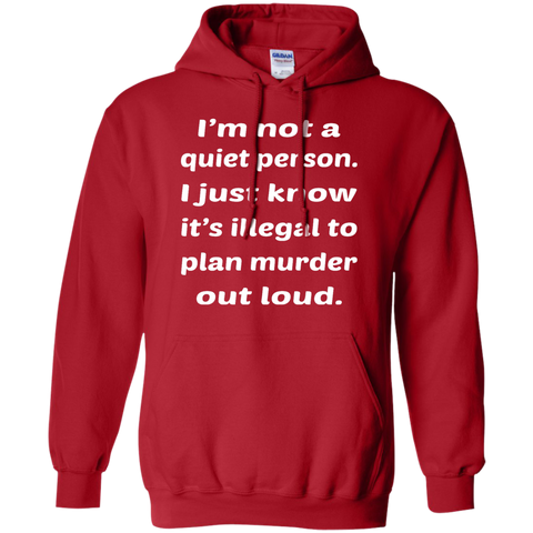 Image of Not A Quiet Person Hoodie