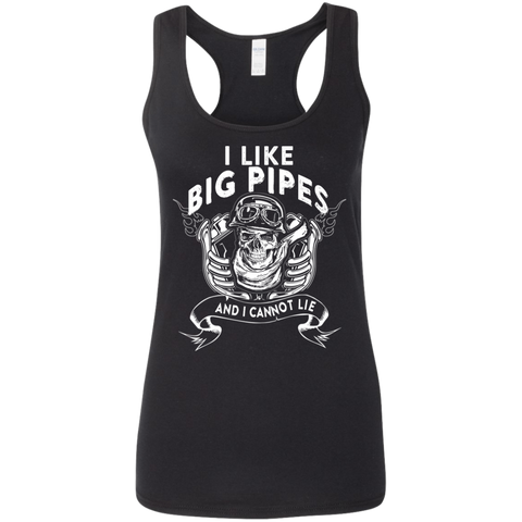 Image of Ladies' I Like Big Pipes Softstyle Racerback Tank