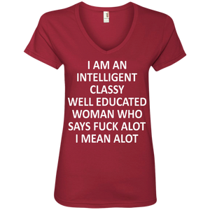 Intelligent Woman V-Neck