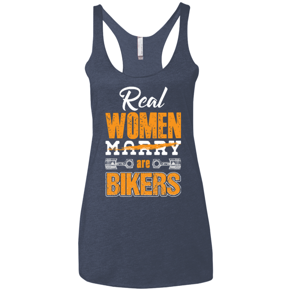 Ladies' Real Women Are Bikers Racerback