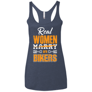 Ladies' Real Women Are Bikers Racerback