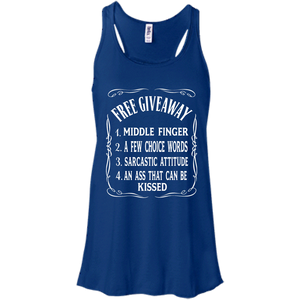 Free Giveaway Flowy Racerback Tank