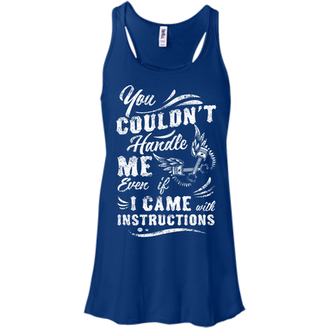 Image of Can't Handle Me Flowy Racerback Tank