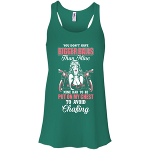 Bigger Balls Flowy Racerback Tank