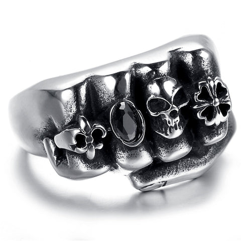 Image of Stainless Steel Knuckle Ring