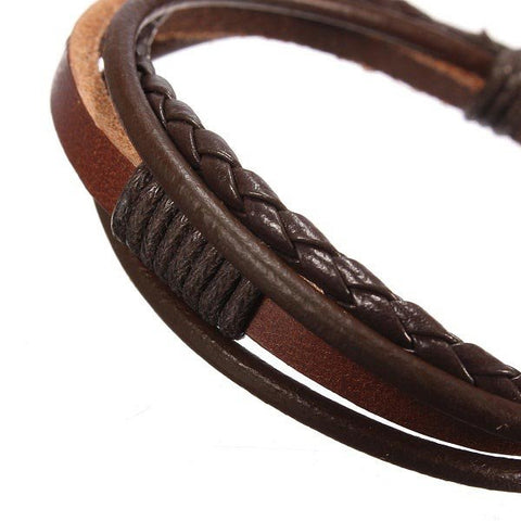 Image of Hand Woven Leather Bracelet