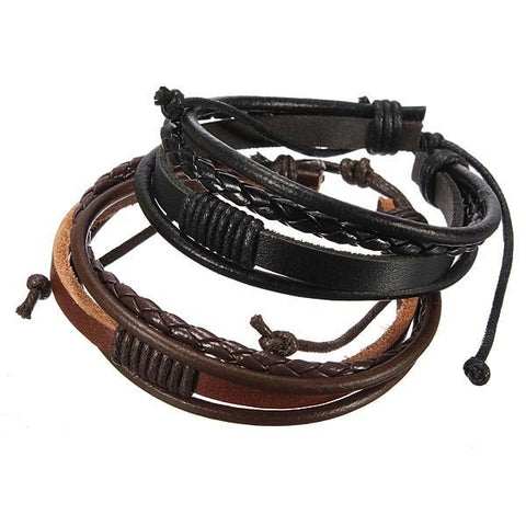 Image of Hand Woven Leather Bracelet