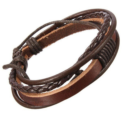 Image of Hand Woven Leather Bracelet