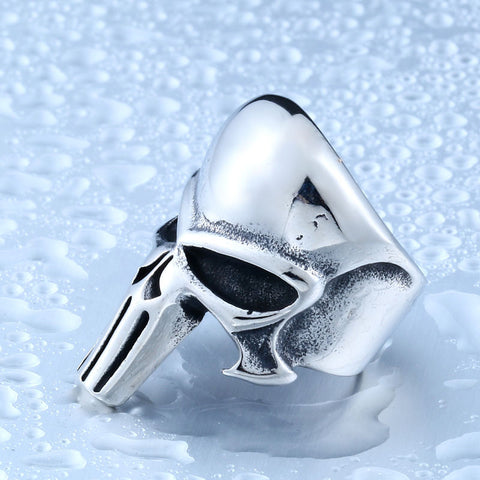 Image of Stainless Steel Punisher Skull Ring