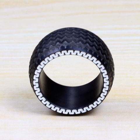 Image of Titanium Steel Tire Tread Ring