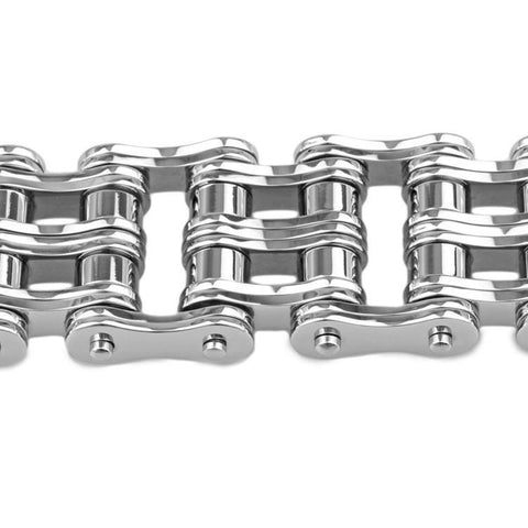 Image of Bracelets - Double Layer Motorcycle Chain Link Bracelet