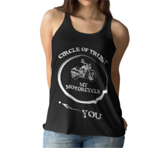 Image of Ladies' Softstyle Racerback Circle Of Trust Tank